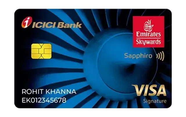 Emirates Skywards ICICI Bank Sapphiro Credit Card